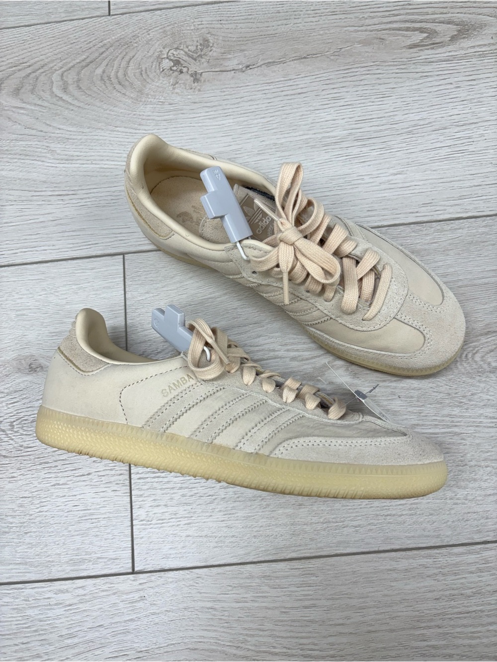 adidas Women's Samba OG Low-Profile Sand Strata Suede Sneakers